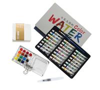 Set Complet de Peinture Aquarelle - Kit Aquarelle Voyage - Palette Artistique Portable pour Artistes, Débutants et Passionnés