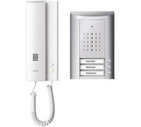 Set complet dInterphone filaire 3 foyers Ritto by Schneider 1841320 argent