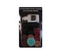 Set Complet de Pions pour le jeu de billard Indien Carrom Mango