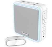 Carillon mobile sans fil - bouton poussoir sans fil - Série 5 argent HONEYWELL