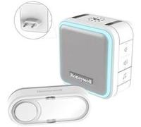Honeywell Home - Carillon LED sans fil enfichable DC515SP2 série 5 compact blanc bouton-poussoir