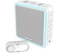 Honeywell Kit de carillon sans fil DC915S – Halo lumineux, portée 200 m – Blanc