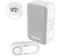 Honeywell Home – Carillon sans fil enfichable DC311SP2 série 3 avec bouton-poussoir (blanc)