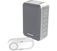 Honeywell Kit de carillon sans fil DC313SG – LED – portée 150 m – argent/gris
