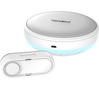 Honeywell Set complet Carillon sans fil DCR315S – 150 m, 6 mélodies, LED et halo lumineux – Blanc