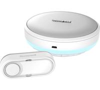 Honeywell Set complet Carillon sans fil DCR315S – 150 m, 6 mélodies, LED et halo lumineux – Blanc