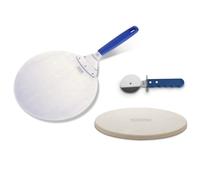 Set complet pour pizza Cadac : Pelle à pizza, Pierre et Roulette
