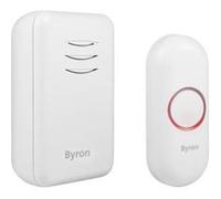 Byron Sonnette sans fil DBY-22311 Set complet 150 m Blanc