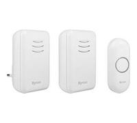 Set complet pour Sonnette sans fil Byron DBY-22314 150 m blanc Blanc G