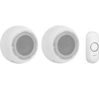Byron Sonnette sans fil DBY-23514 - Set complet 175 m blanc