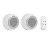 Byron Sonnette sans fil DBY-23514 - Set complet 175 m blanc