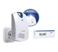M-E Modern Electronics Sonnette sans fil FG1.2 Set complet 100 m Blanc