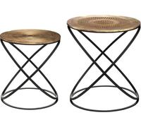 Set composé de deux tables d'appoint "Etnik". - Atmosphera créateur d'intérieur