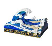 Set construction figurine Pantasy Katsushika Hokusai, Vague de Kanagawa (85002)