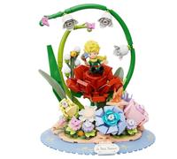 Set construction figurine Pantasy Le Petit Prince, au coeur des fleurs (86337)