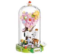 Set construction figurine Pantasy Peanuts Snoopy, l'artiste (86902)