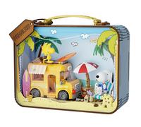 Set construction figurine Pantasy Peanuts Snoopy, Valise de voyage (86910)