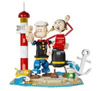Pantasy Jeu de construction Popeye et Olivia 33 cm Multicolore 1500 pièces