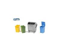 bruder Set de poubelles, Décor