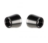 Set contre-Poids Terminaux Guidon, Noir LIGHTECH KTM231ner pour Aprilia Rs