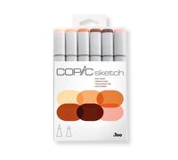 Set Copic Sketch Marqueurs Manga 6 Couleurs Teintes Chair