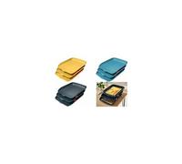 Leitz Corbeille à courrier Cosy A4 – Lot de 3 – Polystyrène – Gris