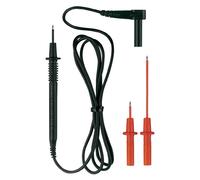 set cordons de mesure de sécurité [ fiche à lamelles 4 mm - pointe de test] 1 m noi