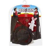 Melissa & Doug Déguisement Magicien Gris 3-6 ans avec accessoires pour filles et garçons