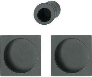 Set coulissant 4921 Set5 aveugle noir pour épaisseur de porte 35 mm - HOPPE - 11699310