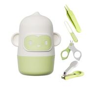 Set coupe-ongles pour, kit d'ongles pour, kit d'ongles 4 en 1, manucure et pédicure avec ciseaux coupe-ongles, pince à ongles Outils sûrs et faciles à tenir avec étui mignon pour