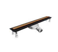 Set couvercle de drain linéaire Oltens Langan Slim 30017610, grille d’évacuation linéaire Oltens Langan Slim 30013300