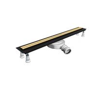 Set couvercle de drain linéaire Oltens Langan Slim 30017800, grille d’évacuation linéaire Oltens Langan Slim 30013300