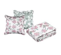 Set couvre lit boutis Atamie et 2 taies taille 220 x 240 cm