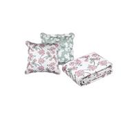 Set couvre lit boutis Atamie et 2 taies taille 260 x 240 cm