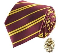 Set cravate & badge - Cinereplicas - Gryffondor - Polyester - Rouge et or - Mixte