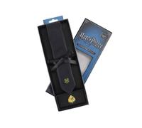 Set cravate & badge Hogwarts - Cinereplicas - Harry Potter - Noir - Bleu et argent - Adulte
