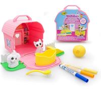 Set Crayola Washimals Parc De Jeux Pour Colorier Et Faire Le Bain Aux Chiots 3