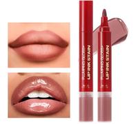 Set Crayon et Huile à Lèvres | Rouge à Lèvres avec Crayon Contour - Cosmétique Hydratant et Nourrissant Cadeau pour Femme Fille Sœur Amie Famille