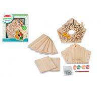 Lego Melissa & Doug Nichoir en Bois à Construire et à Décorer, Loisirs Créatifs
