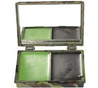 Set crème de maquillage pour camouflage noir et vert avec miroir intégré Miltec Multicolore G