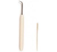 Set crochet et aiguille à laine pour tricotin - Rico Design(...) - Blanc Blanc G