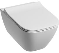 Set cuvette de WC Geberit Smyle 500.208.01.1, abattant de WC Geberit Smyle Square 500.240.01.1