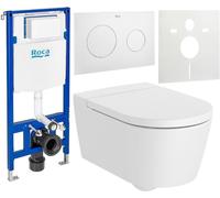 Set cuvette de WC Roca Inspira A346527620, châssis encastré Roca Duplo One A890070020, A80152262B, A890189207, A890063000