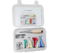 Set d’accessoires de couture pour ruban biais + retourne-biais