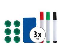 Set d’accessoires pour tableau blanc Pronomic WBA-6090 - Lot de 3 G