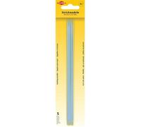 Set d aiguilles à tricoter - KLEIBER - 200 mm x 2 5 mm - Aluminium - Couleur gris - 5 pièces
