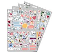 Set d’autocollants Saisons I 229 autocollants I Pack d’autocollants DIY pour scrapbooking pour créer un album, accessoire bullet journal, album photo I Enfants Adultes occasions I dv970