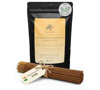 Set d’Encens Naturel - 100 encens Baton (5x20) - Frankincense, Bois de Santal, Nag Champa Encens, Jasmin & Musc Ambré - Longue Combustion - Méditation, Yoga, Relaxation
