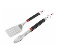 Weber Set d’ustensiles de Barbecue / 2 pièces, composé d’Une Pince et d’Une spatule, poignée Ergonomique, Compatible Lave-Vaisselle (3401326)