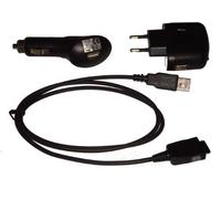 SET d'accessoires 4 en 1 câble de charge pour allume-cigare-câble de données uSB xDA2 xDAII pour o2 xDA iI 2 xDAIII xDA3 iII 3 mDA2 mDA3 mDAII mDA3 t-mobile mDA iI 2 3 iII
